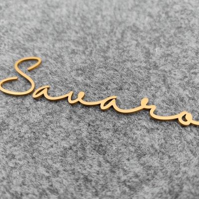 Metalen logo's voor buiten Duurzame ronde afgedrukte platen voor kunstgalerijen Graverplaat