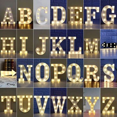 Roestvrij staal LED Marquee Liefdesbrieven voor bruiloft Decoratie lichten Perfecte toevoeging