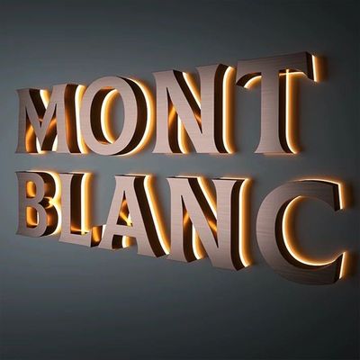 Lever LED 3D bord voor lichtgevende roestvrij staal aluminium PC acryl 3D letters