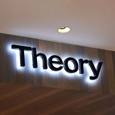 Office Home Decor Naam Logo Bedrijf LED Metalen Schild Acryl LED Verlicht Schild Custom