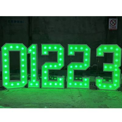 Decoratie Verlicht Marquee Letters in aangepaste kleur voor feest verjaardag Liefde Stand