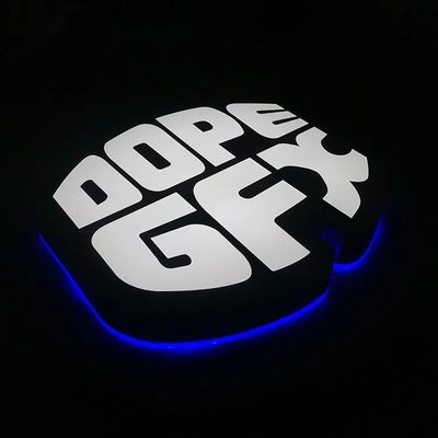 50000 uur werken Levenslang Opvallend 3D LED Hars Acryl Coffee Shop Winkelbord