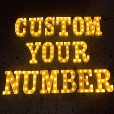 28C Huwelijk met me Reus Licht Up Letters voor Custom Kleurrijke Marquee Alfabet Nummer Decoratie