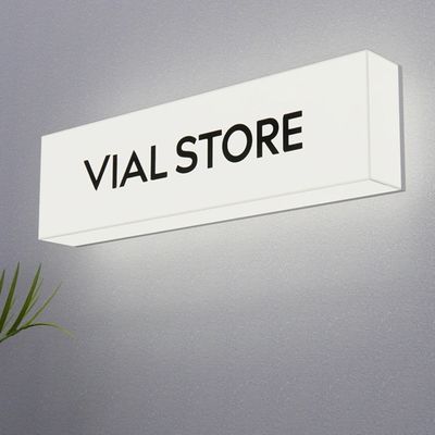Acrylstof Outdoor Led Advertising Light Box met aangepaste kleur
