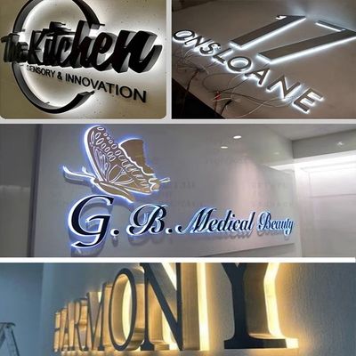 Custom Metal Store Front PC LED Front Sign 3D Zakelijk Custom LED Store Letter Sign