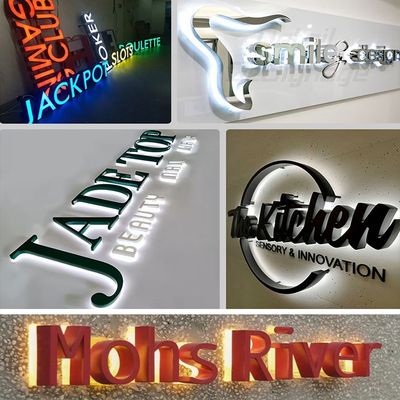 Custom Metal Store Front PC LED Front Sign 3D Zakelijk Custom LED Store Letter Sign
