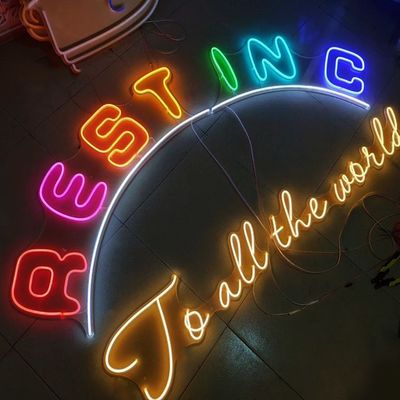 Custom LED Neon Sign Party Verjaardag gunsten Voor Muur Roze Kamer Decoratie Gelukkige verjaardag Neon Bar Borden
