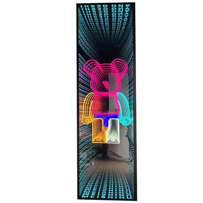 Contemporary Design Style Magic Tunnel Mirror Wandhangend eindeloos 3d Led Infinity Mirror