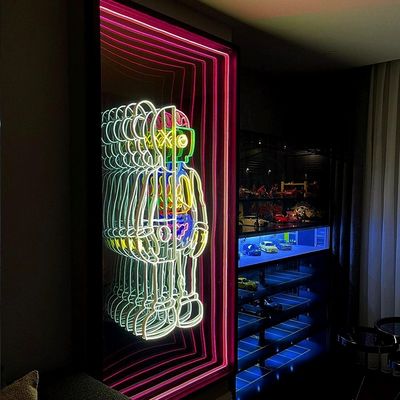 Contemporary Design Style Magic Tunnel Mirror Wandhangend eindeloos 3d Led Infinity Mirror