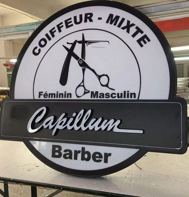 Gepersonaliseerd 3D-briefbord LED acryl reclame lichtdoos voor buitenplaat