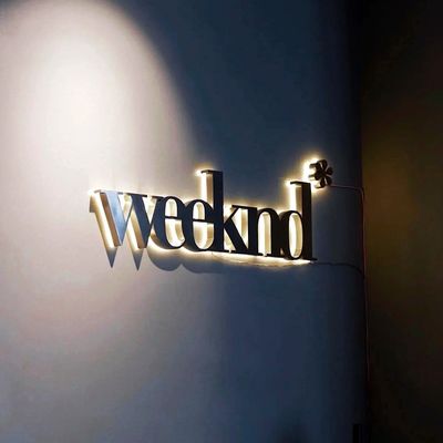 50000 uur werken Levenslang Custom Mall Signage 3D Acrylic LED Light Signal voor bruiloft