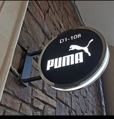 Gepersonaliseerd 3D-briefbord LED acryl reclame lichtdoos voor buitenplaat