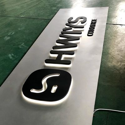 Advertentie Invoerspanning 12V Led Verlicht Custom Logo Sign Backlit Letter Sign 3D Letters Led Sign Light