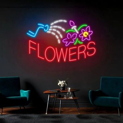 Tea Green Custom Wall Hanging Neon Sign Light USB/Battery Operated Birthday Gift Wall Art Led Neon Nachtlicht