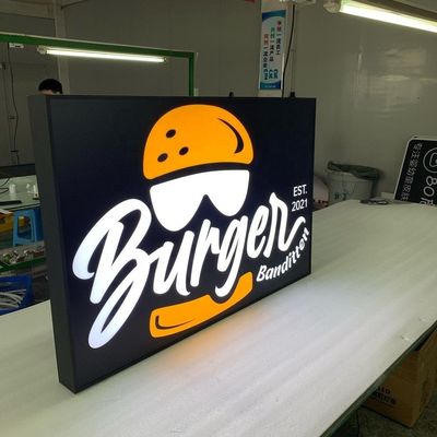 Op maat gemaakte lichtbordmarker 3D teken LED acryl reclame lichtdoos voor buiten