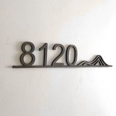 Custom 3D metalen brieftekens Roestvrijstalen wandteken voor winkels en buitenletters