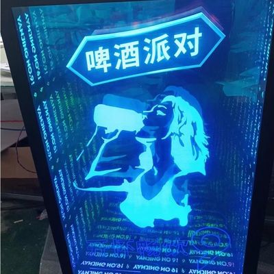 50000 uur Levensduur Smart Wall Hang Custom Rgb Decoratie Endless Led Infinity Mirror 3D