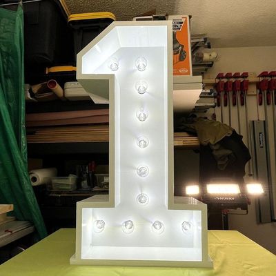 Led Numbers Giant Light Up Letters Led Marquee Alphabet Letters voor verjaardagsfeestje