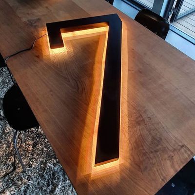 Buitenborden Custom 3d logo achtergrondverlicht lichtbord voor het bedrijfsleven verlichten reclame