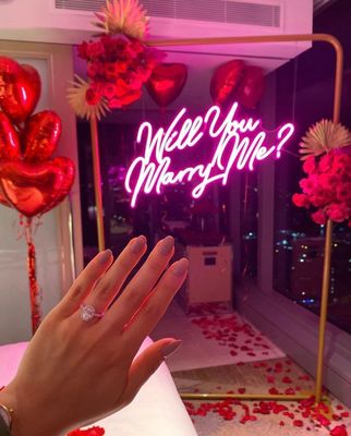 Gepersonaliseerd Will You Marry Me Marquee Light Up Letters Neon Sign voor huwelijksvoorstel