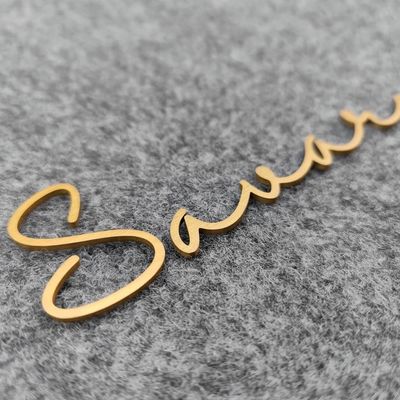 Metalen logo's voor buiten Duurzame ronde afgedrukte platen voor kunstgalerijen Graverplaat