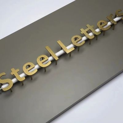 Buitengewoon gebouwd roestvrijstalen LED-borden voor kantoorreclame
