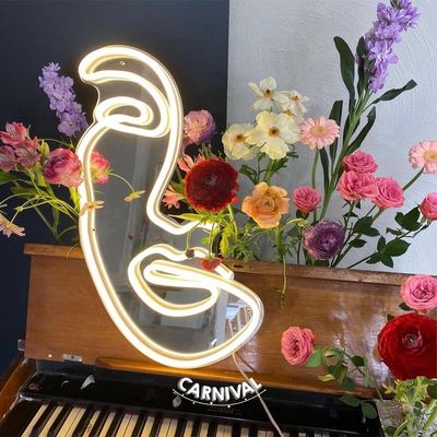 2- Ontwerp Op maat gemaakt Flexible Strip Lamp Lighting Tattoo Naam Gaming Logo Studio LED Neon Sign