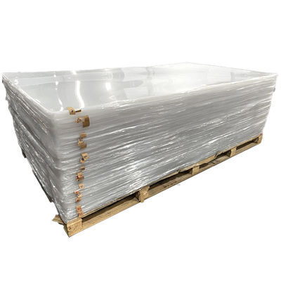 Op maat gemaakte, helder gekleurde, 100% maagdelijke MMA acrylplaat voor reclamevormgeving
