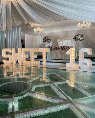 Inlaatspanning 12 V Led Marquee Letters 3ft 4ft 5ft Grote getallen Reuzen Licht Up Letters