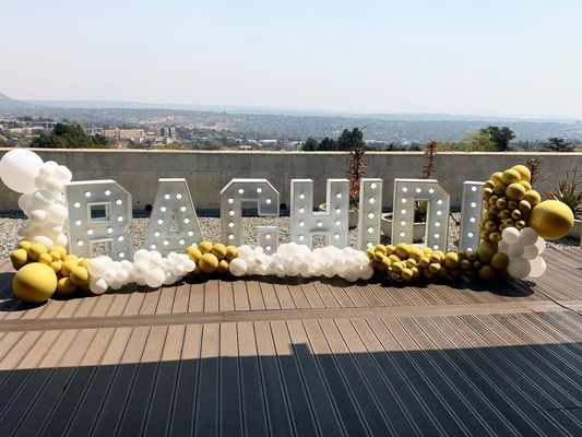 Inlaatspanning 12 V Led Marquee Letters 3ft 4ft 5ft Grote getallen Reuzen Licht Up Letters
