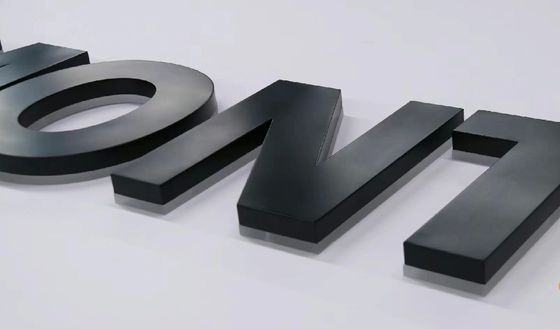 Gepersonaliseerde grootte achtergrond letters voor kantoor muur LED teken Logo Indoor Business teken