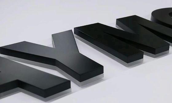 Gepersonaliseerde grootte achtergrond letters voor kantoor muur LED teken Logo Indoor Business teken