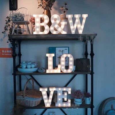 Stekkervoeding Decoratie Led Marquee Letters 2ft 3ft 4ft 5ft Giant Light Up-nummers