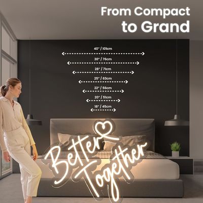 Wedding Neon Light Sign Custom Logo voor reclamebord en zakelijke zichtbaarheid