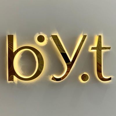Office Wall Letters Logo in 3D LED voor Custom Metal Business Advertising Signage
