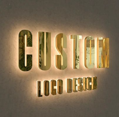 Office Wall Letters Logo in 3D LED voor Custom Metal Business Advertising Signage