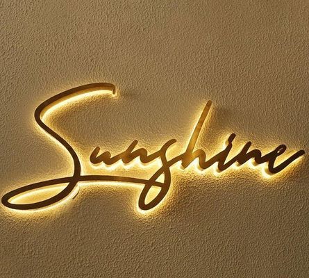 Office Wall Letters Logo in 3D LED voor Custom Metal Business Advertising Signage