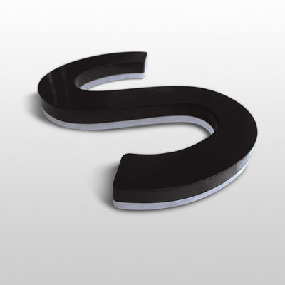 Home 3D LED Letter Sign Board met omgekeerd verlicht kanaal en acryl materiaal ontwerp