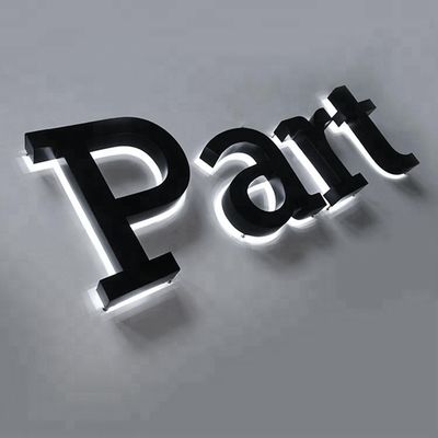 Home 3D LED Letter Sign Board met omgekeerd verlicht kanaal en acryl materiaal ontwerp