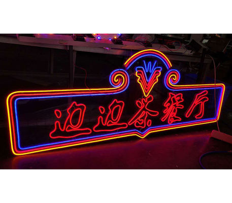 Shop Decor Moet hebben Indoor Decor Neon Tafelbordteken met helder neonlicht