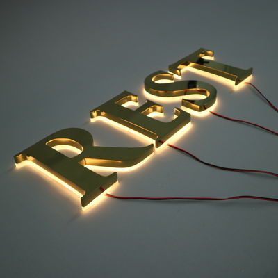 LED-strips Lichtbron Custom Metal Winkelvoorziening Outdoor Front 3D Winkel Bedrijfsborden
