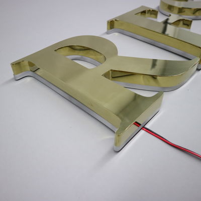 LED-strips Lichtbron Custom Metal Winkelvoorziening Outdoor Front 3D Winkel Bedrijfsborden