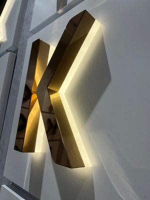 Buitenborden Essentiële aangepaste grootte Metalen lichtgevende borden met 3D-kanaalletter