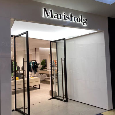 Gepersonaliseerd Led Letter Signage 3D Metalen Roestvrij Staal Winkel Front Sign Business Logo Channel Letter