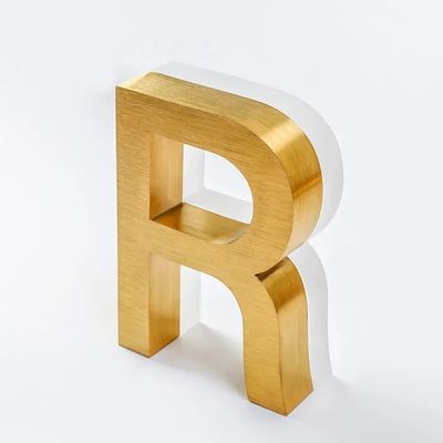 Gepersonaliseerd Led Letter Signage 3D Metalen Roestvrij Staal Winkel Front Sign Business Logo Channel Letter