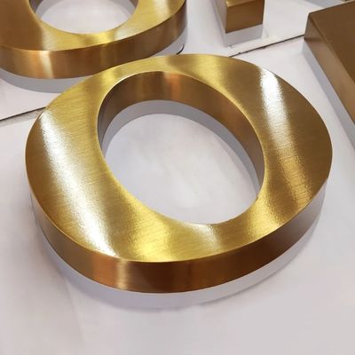 Gepersonaliseerde grootte LED-metalen kanaalletters achteruitgelicht teken voor aangepaste buitenreclame