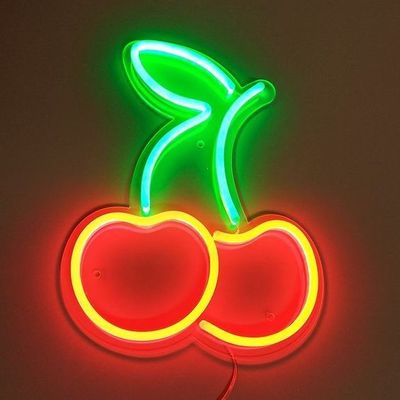 Neon Naam Schild Werksduur 50000 uur Custom Logo Rood Kersen