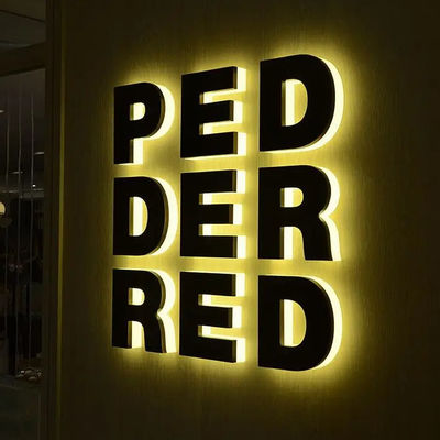 Indoor verlicht bord Outdoor Custom Metal Business Advertentie bord met 3D LED