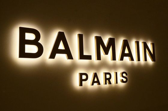 12V LED strips Custom Metal Business Advertentie Signage voor kantoor Muur Letters Logo