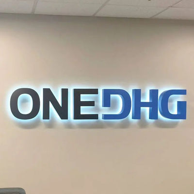 Op maat gemaakte LED-bordverlichting Letters Ronde lichtdoos voor decoratie 28C Reclame